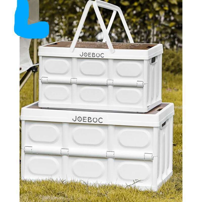 Outdoor Folding Box, Wooden Cover, Multifunctional Camping, Home Use, Car Trunk Storage_voghion.com
