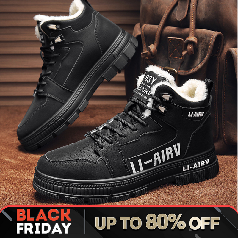 2023 Autumn/Winter Martin Boots With Plush And Thick Snow Resistant Soft Leather For Warm Mountaineering