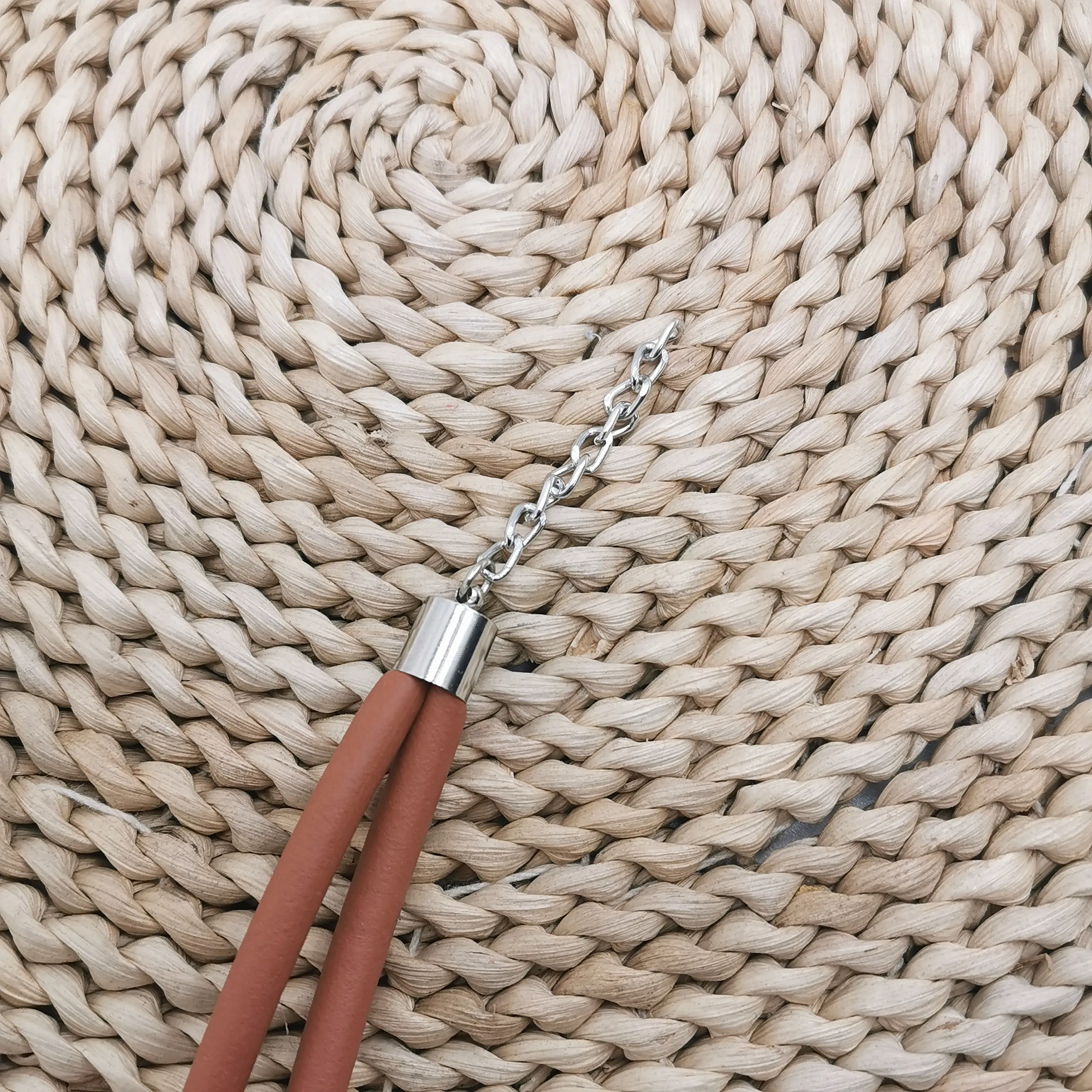 Catene Collana in gomma fatta a mano per le donne Boho Ciondoli Gotico Semplice catena Choker Moda coreana Gioielli fai da te a strati_voghion.com