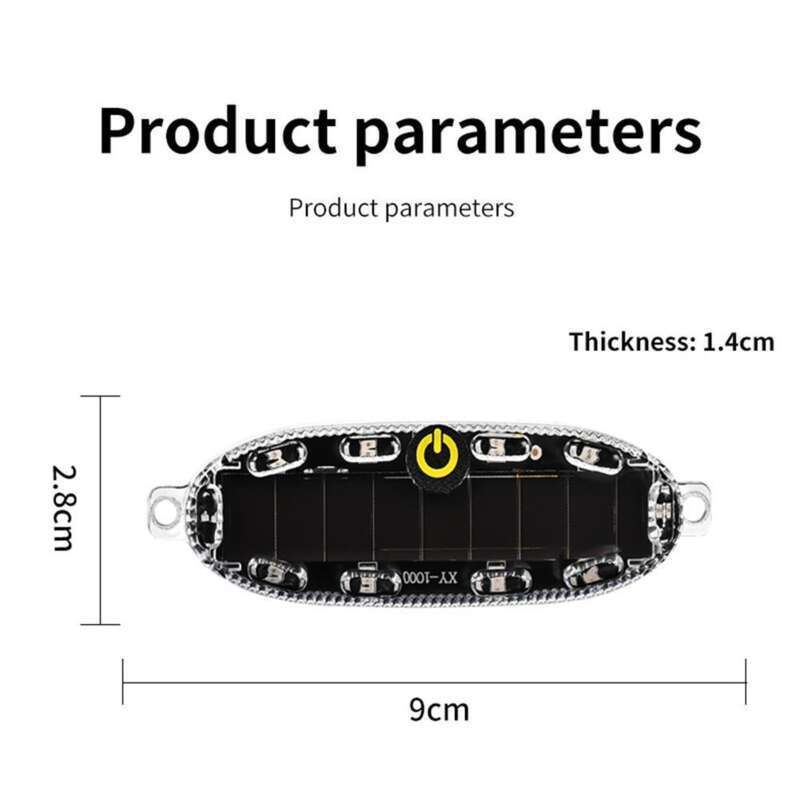 Motorcycle Electric Tricycle Warning Car LED Flashing Decorative Light, Solar Anti Rear End Collision Light_voghion.com