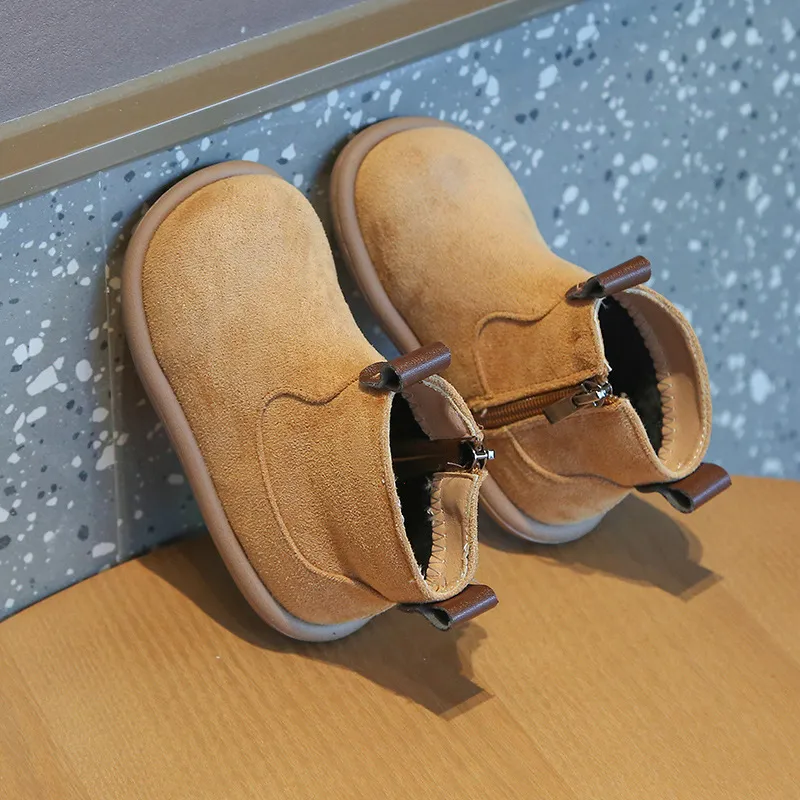 Herbst Winter Baby Jungen Mädchen Oxford Wildleder Kinder Casual Kidsnest Outdoor Anti-rutsch Kleinkind Schuhe Plüsch_voghion.com