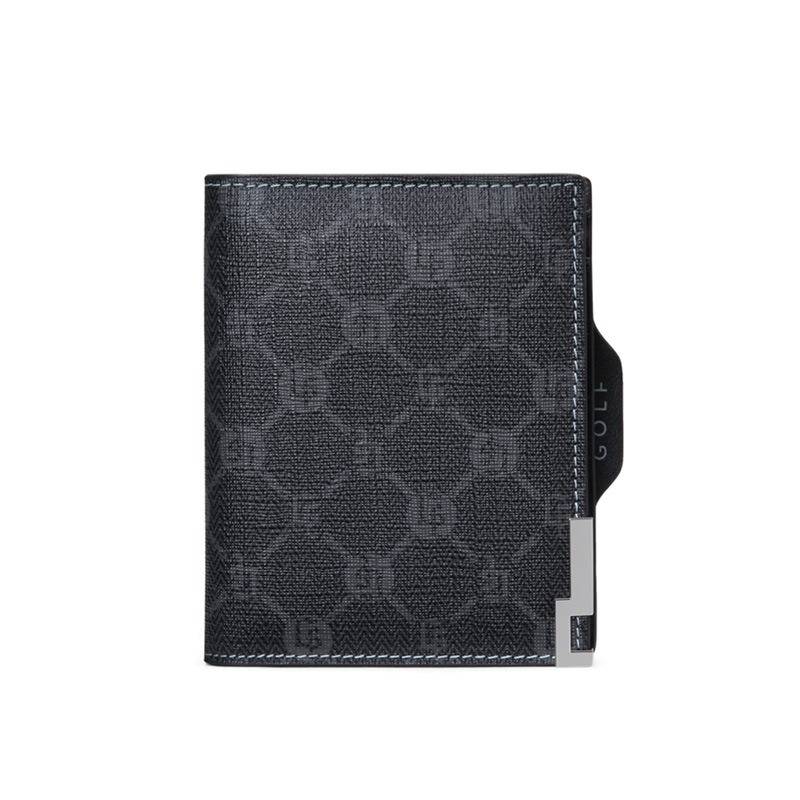 Men's Bags Men's Wallet Multi Function Driver's License Multi Card Holder Retro Print Wallet Coin Purse Gift Box_voghion.com