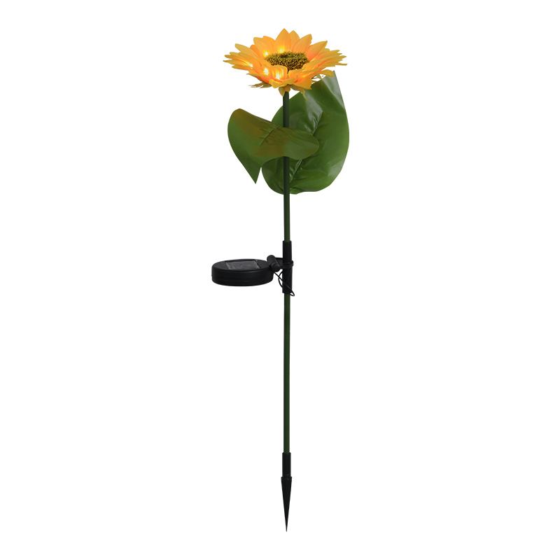 1/2 pz. Luce solare da giardino a forma di girasole LED per esterni, impermeabile, decorativa, per esterni, lampade da prato, luci da giardino_voghion.com
