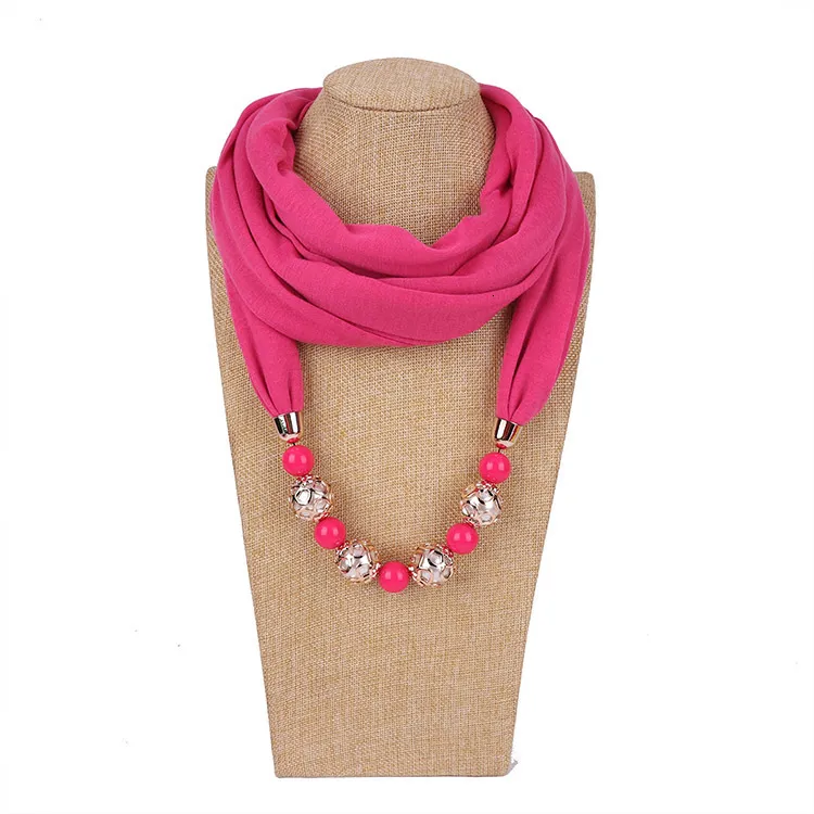 Collier simple et frais de style coréen, petit foulard en soie douce pour protection du cou et protection solaire, printemps-été pour femmes_voghion.com