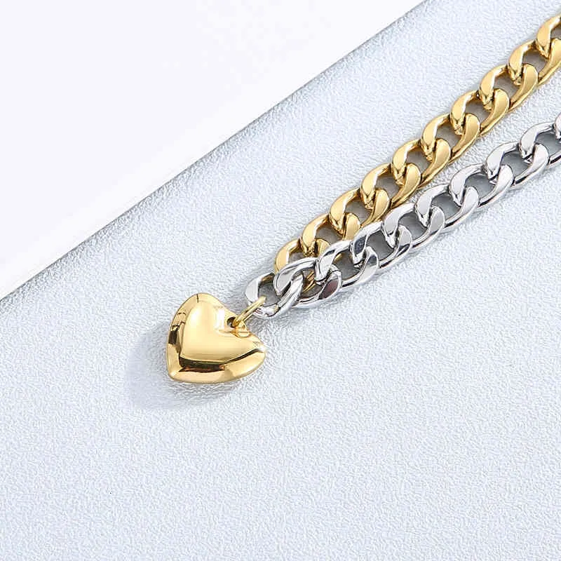 Set di gioielli in acciaio inossidabile Kalen, 6 stili, con ciondolo a forma di cuore, a forma di farfalla, con chiave e scritta "Amo la mamma", collana e bracciale._voghion.com
