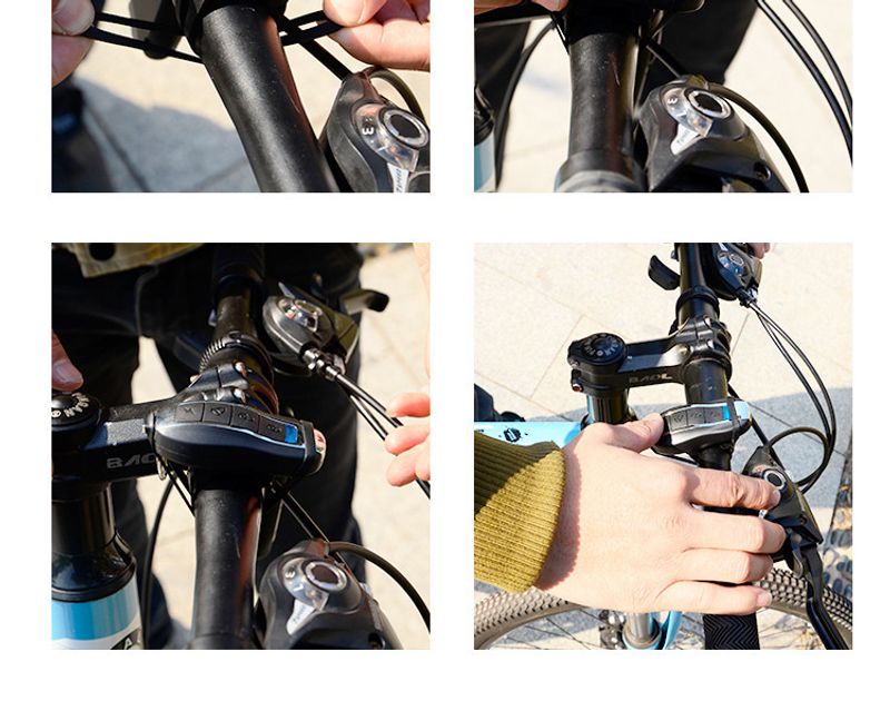 Drahtlose Fernbedienung USB-Lade-Fahrradhupe Elektrofahrzeug Haushaltsvibration Diebstahlalarm_voghion.com