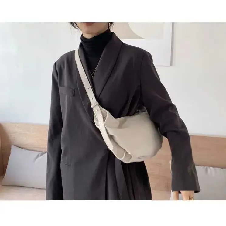 Borsa a tracolla alla moda con pieghe per donna in morbida pelle PU, borsa a tracolla firmata Dumpg Fashion Cloud, borsa Hobo BolsasC241103_voghion.com