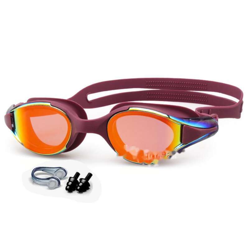 2024 New Waterproof Anti Fog High-definition Small Frame Male And Female Professional Racing Swimming Goggles With Nose_voghion.com