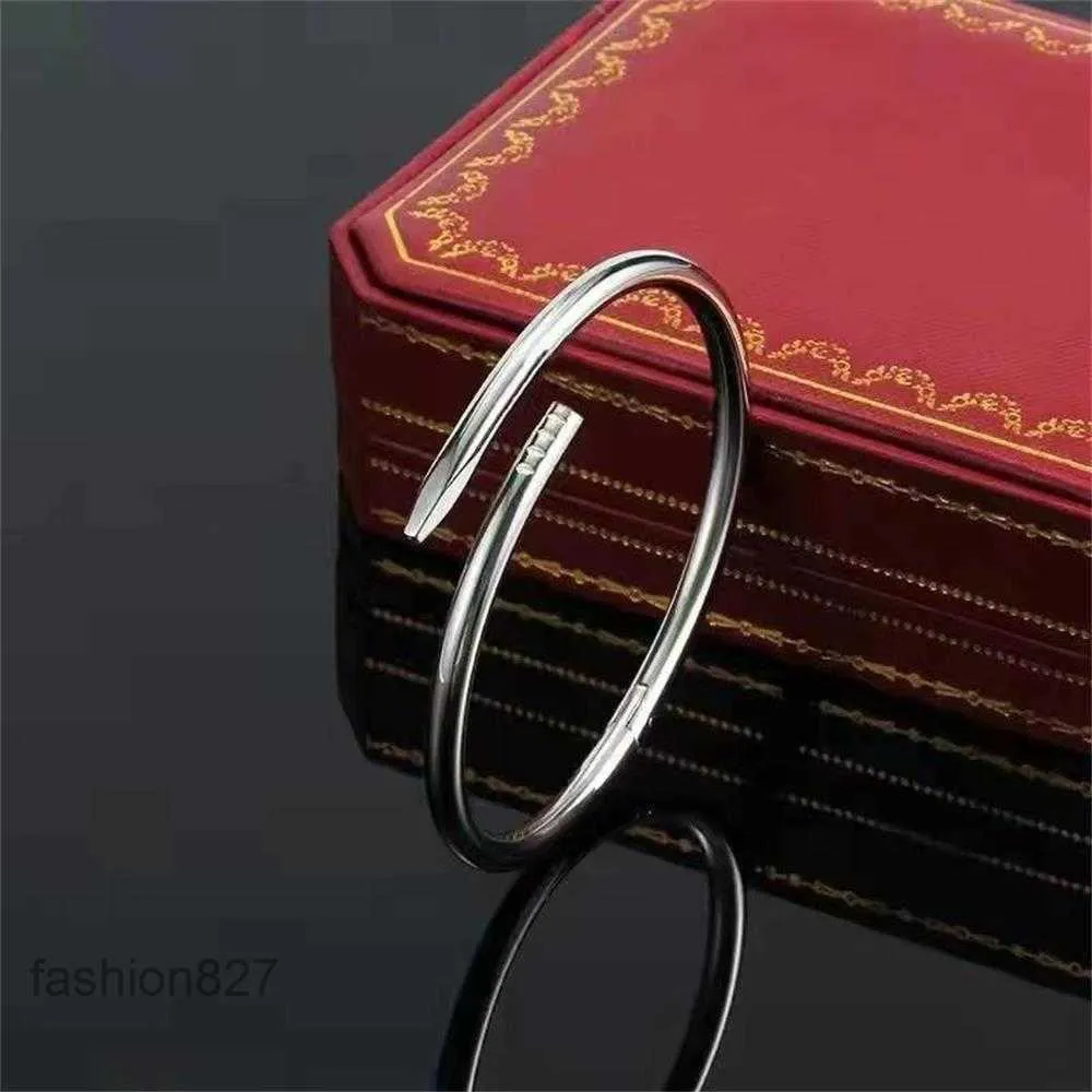 leather bracelet High Edition Small Model Slim Nail Bracelets Bangles for Women MenJewelry Designer Jewelry Design AAA_voghion.com