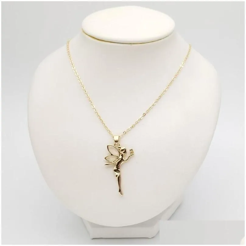 Ciondolo angelo celeste con carta in lega per donna Moda Consegna a domicilio Gioielli Collane Pendenti Dhkhx_voghion.com