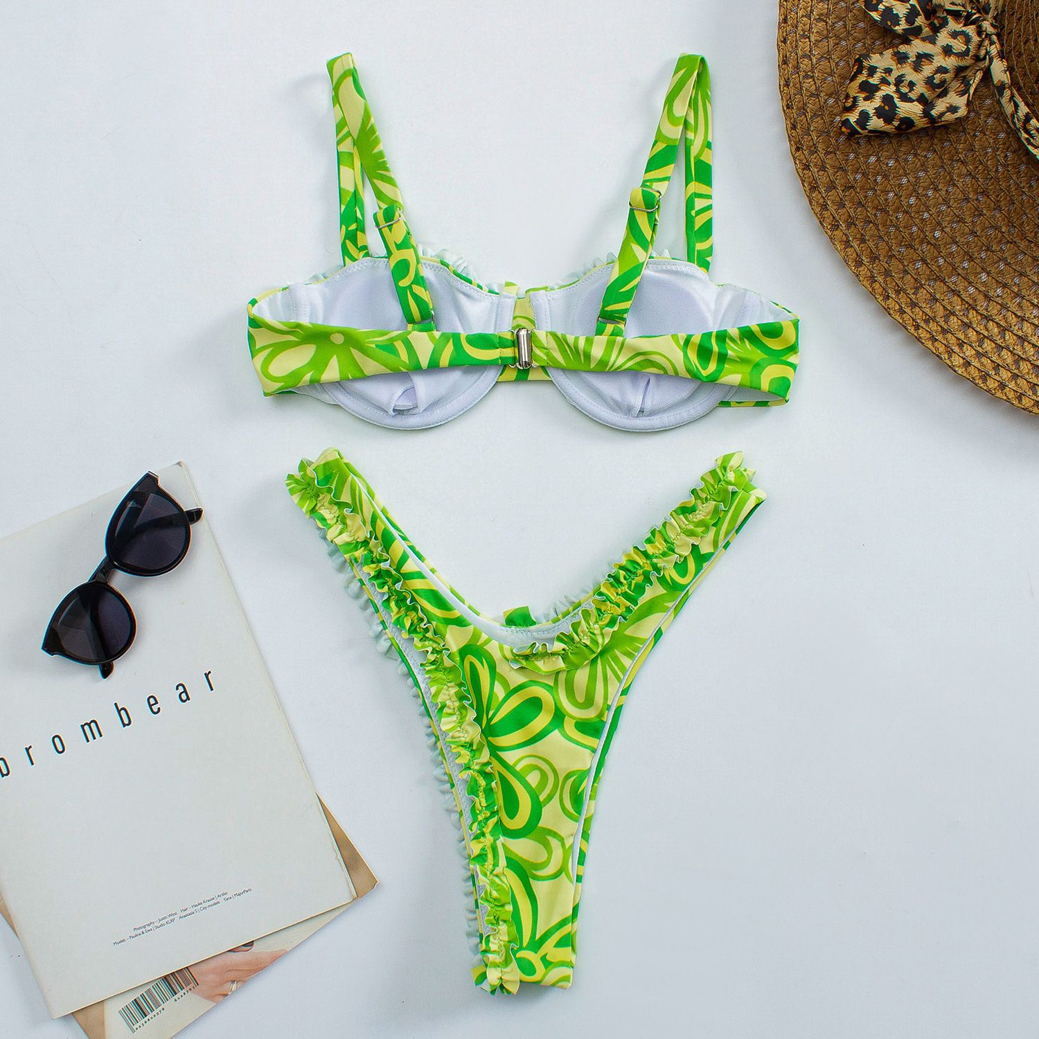 Women's sexy lace bikini bikini women's split swimsuit_voghion.com