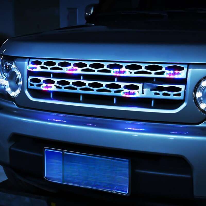 Motorcycle Electric Tricycle Warning Car LED Flashing Decorative Light, Solar Anti Rear End Collision Light_voghion.com