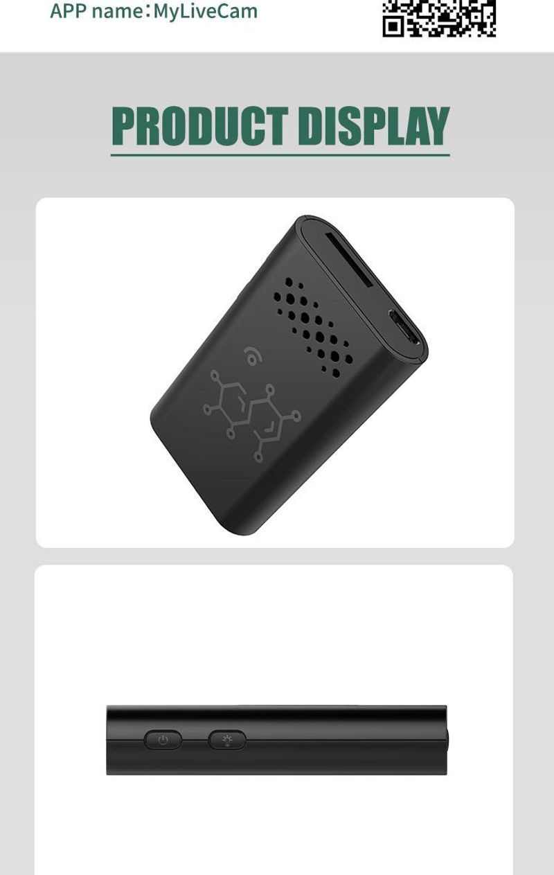 XD uppgraderad trådlös WIFI hemsäkerhet HD night vision mini mobil övervakningskamera_voghion.com