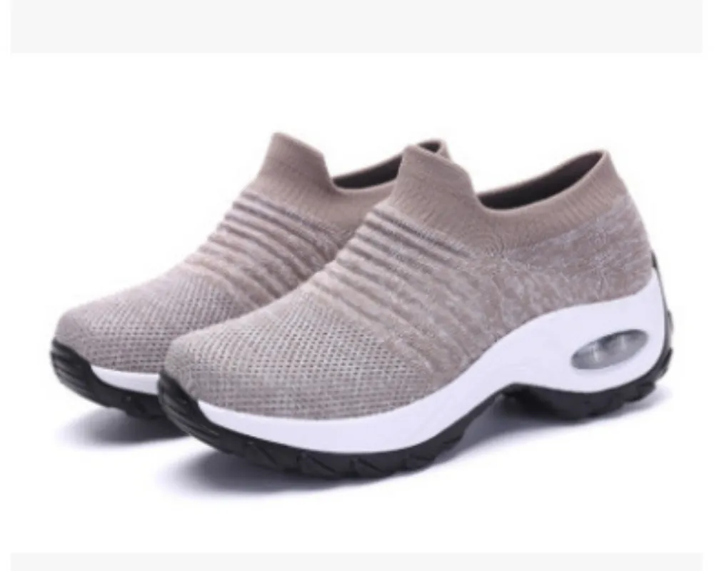 Air Cushion For Men And Women Same Style Fitting Shoes Socks Breathable Slng Heels Casual Sports Shoe_voghion.com