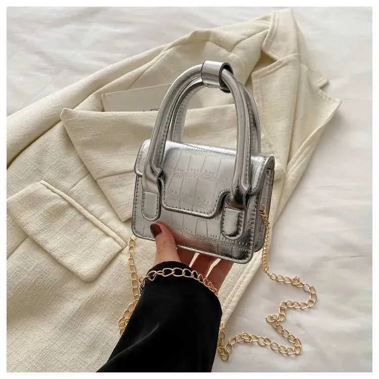 Naiste Mood Mini Crossbody kotid Täiskivist prinditud klapp vabaaja kett-õlakott Naistele Mitmekülgne Square Messenger_voghion.com