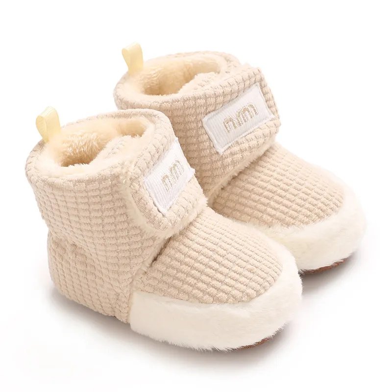 Botas de inverno de lã quente para bebês recém-nascidos, sapatos para crianças pequenas, botas Cutefeet para meninas e meninos de 0 a 18 meses_voghion.com