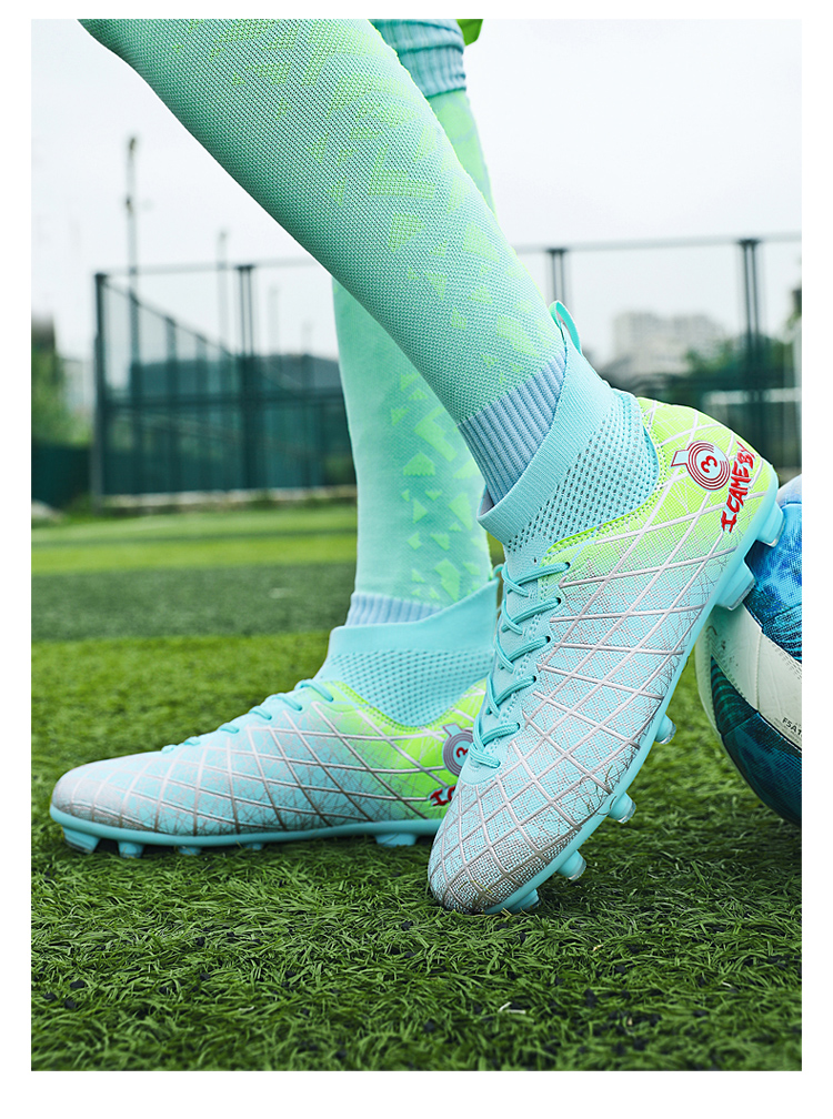 Professional Unisex Soccer Shoes Men Women Football Boots Training Sport Footwear Match Sneakers Non-slip Drop Shipping_voghion.com