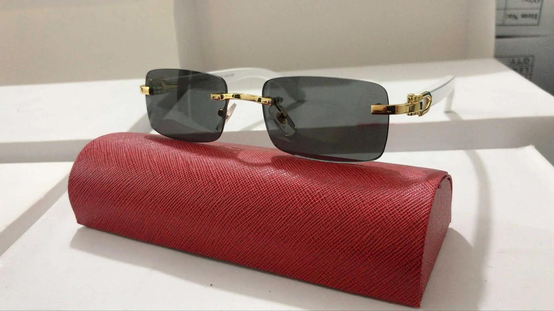 Designersonnenbrille Herren Eckig Vintage Holzoptik Sonnenbrille_voghion.com