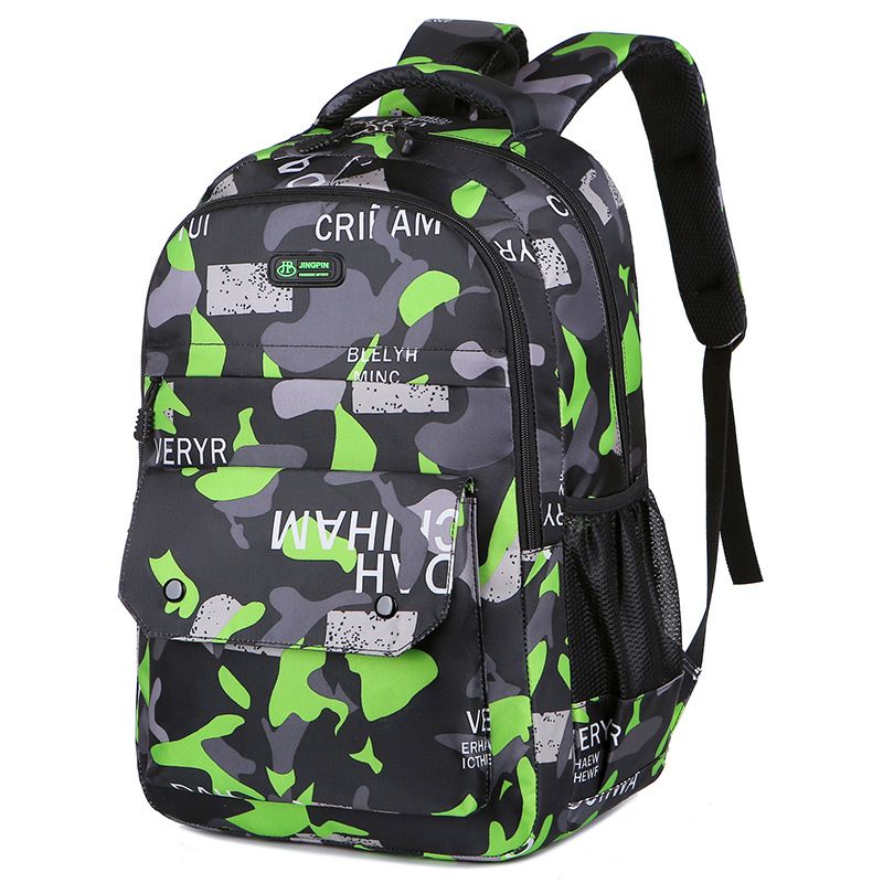 New men's women's travel, business and leisure Oxford camouflage student backpack, large capacity backpack_voghion.com