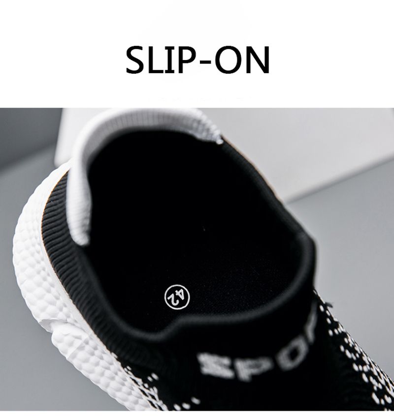 Slip On Men Outdoor Lightweight Men's Loafers Non-slip Soft Male Walking Shoes Breathable Mesh Casual Sneakers 2024_voghion.com