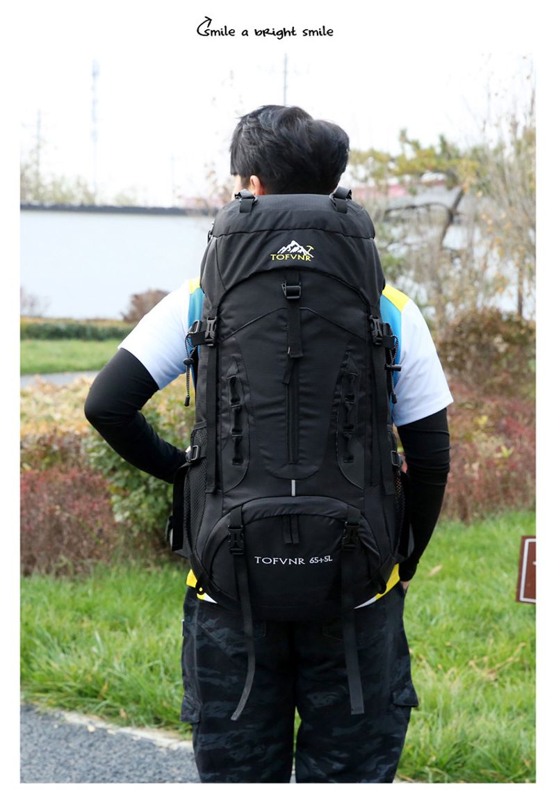 New multi-functional backpack outdoor hiking bag travel large capacity wear-resistant shoulders_voghion.com