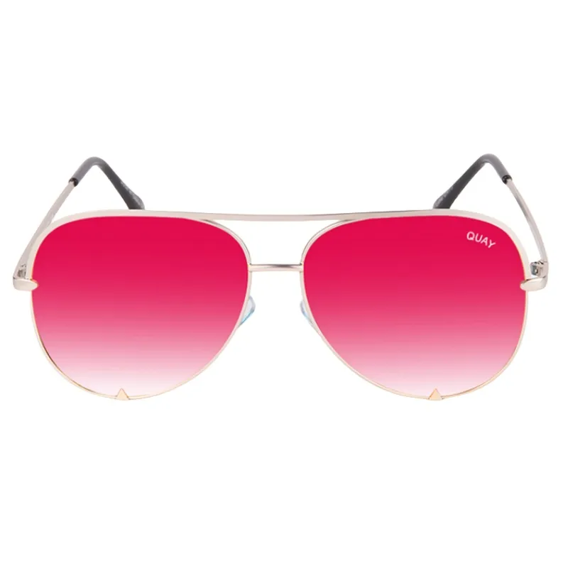 Occhiali da sole KEY Donna Quay Pilot Design Metallo per occhiali da sole Montatura da sole Donna Donna Marca Occhiali da sole a specchio Vintage Montatura ALTA_voghion.com