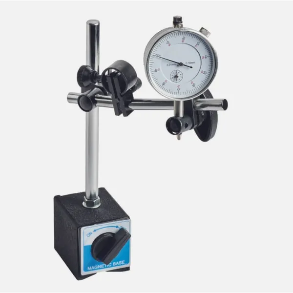 Magnetic Base Dial Indicator Stand With Fine Adjustment, 0-10mm Range, DIN878 Standard_voghion.com