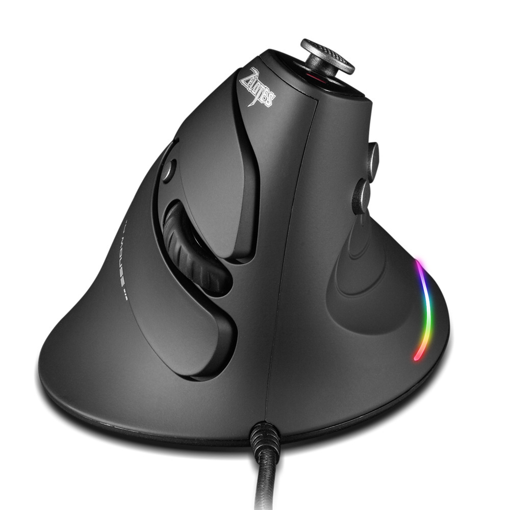 C-10 Kablet Optisk Vertikal Mus Programmerbar Gamingmus RGB Ergonomisk Mus 10000 DPI Mus til PC Laptop Kontor_voghion.com