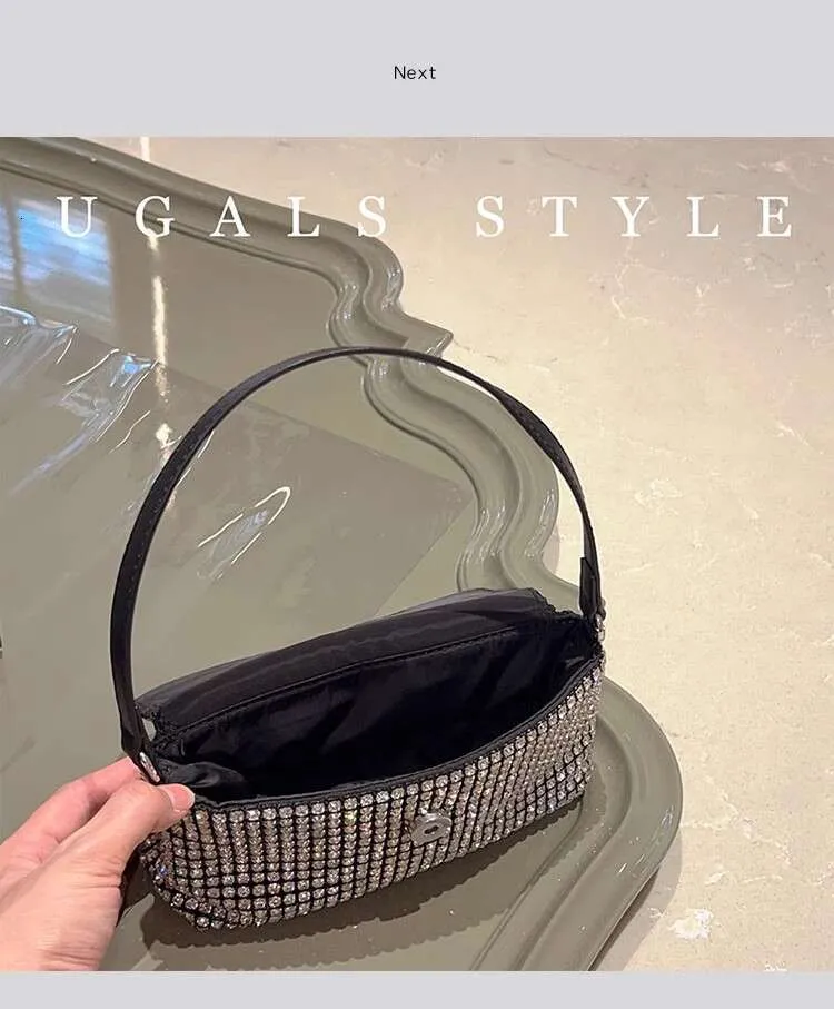 Crystal Rhies Dia Square Glitter Women Handbag Fashion Evening Wedding Party Clutch Purse Shoulder Bag Street Dressing_voghion.com