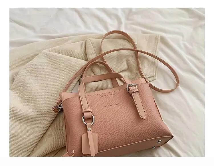 Womens Pu Leather Handbag Shoulder Bag Large Capacity Tote Bag_voghion.com
