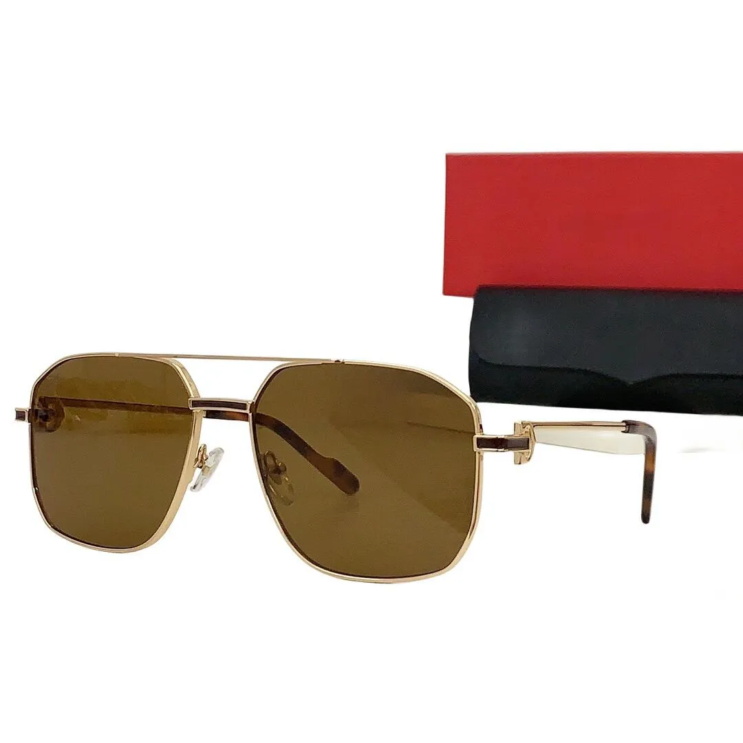 Exquisite randlose Gläser im Retro-Stil, leichte, langlebige Sonnenbrille CT0354S, perfekte Kombination aus und Klassikern_voghion.com