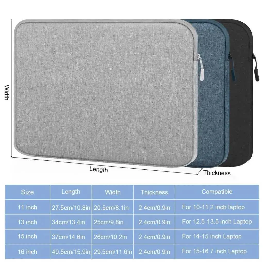 HEEL 11 13 15 16 inch Soft Laptop Notebook Case Tablet Sleeve Bag book Air Pro Pouch Skin Cover for HP C241107_voghion.com