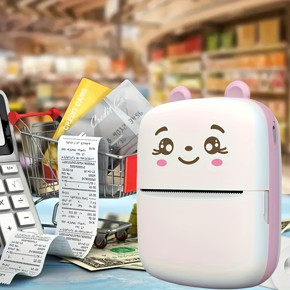 Mini Photo Printer, Portable Thermal Printer For Android Or IOS APP,Inkless Printer Gift For Kids, Friends, Used In Home, Office, Study, Work List