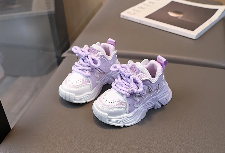 Scarpe da ginnastica per bambini, da tennis e da corsa, in pelle, per bambini, alla moda, con suola morbida, per neonati e bambini._voghion.com