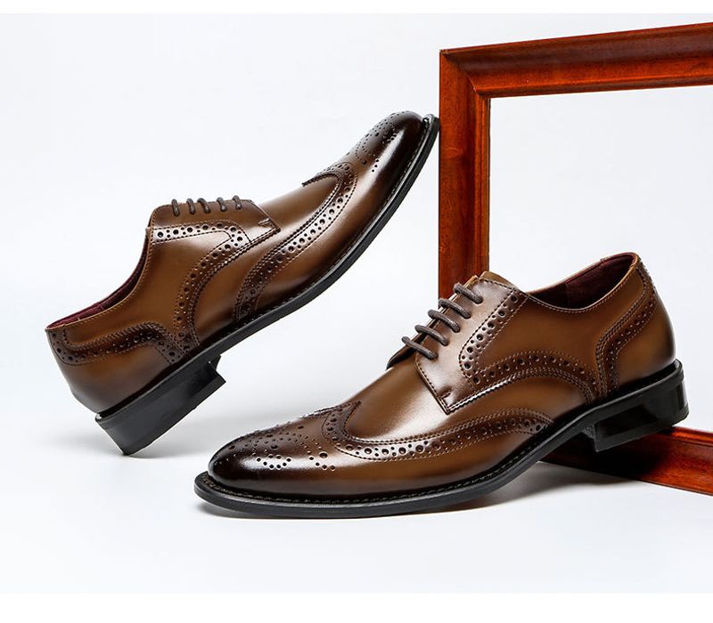 Japanse grensoverschrijdende zakelijke leren schoenen voor heren_voghion.com