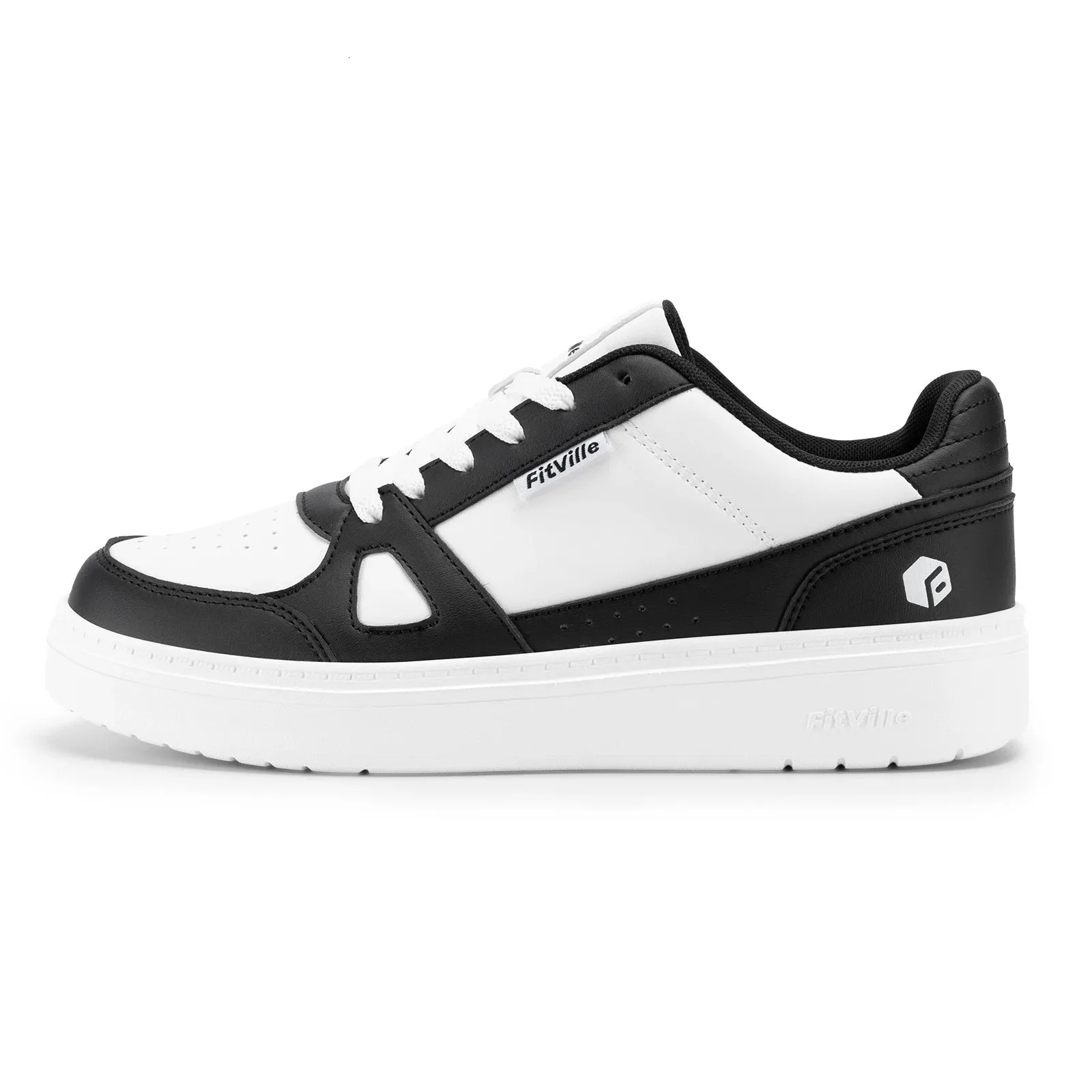 FitVille Baskets plates larges pour hommes, chaussures décontractées, légères et respirantes pour la marche, idéales pour les pieds gonflés, idéales pour la gym au quotidien._voghion.com
