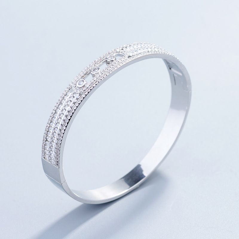 Ring And Bracelet Set Series Hot Jewelry Micro Inlaid Zircon Smart Round Beads Can Be Matched With Bracelets_voghion.com