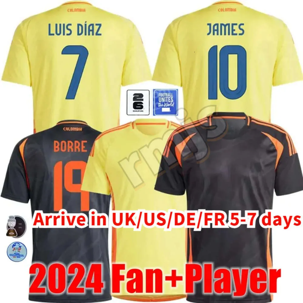 24 25 Colombia JAMES Soccer Jerseys Kids Kit Columbia National Team Football Shirt Home Away Set Camisetas 2024 Copa_voghion.com