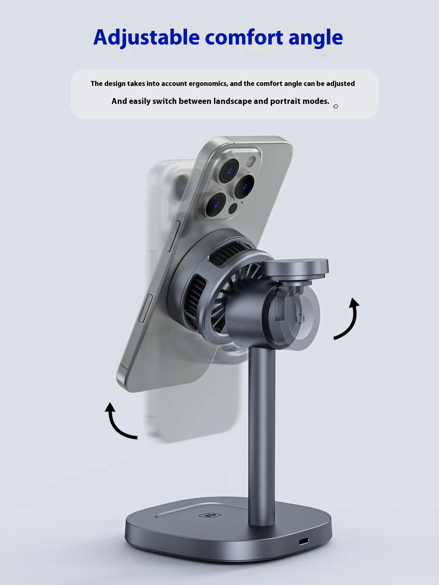 Nouveau chargeur, réfrigération à semi-conducteur, support magnétique pour téléphone portable, charge sans fil rapide 3-en-1 15 W_voghion.com