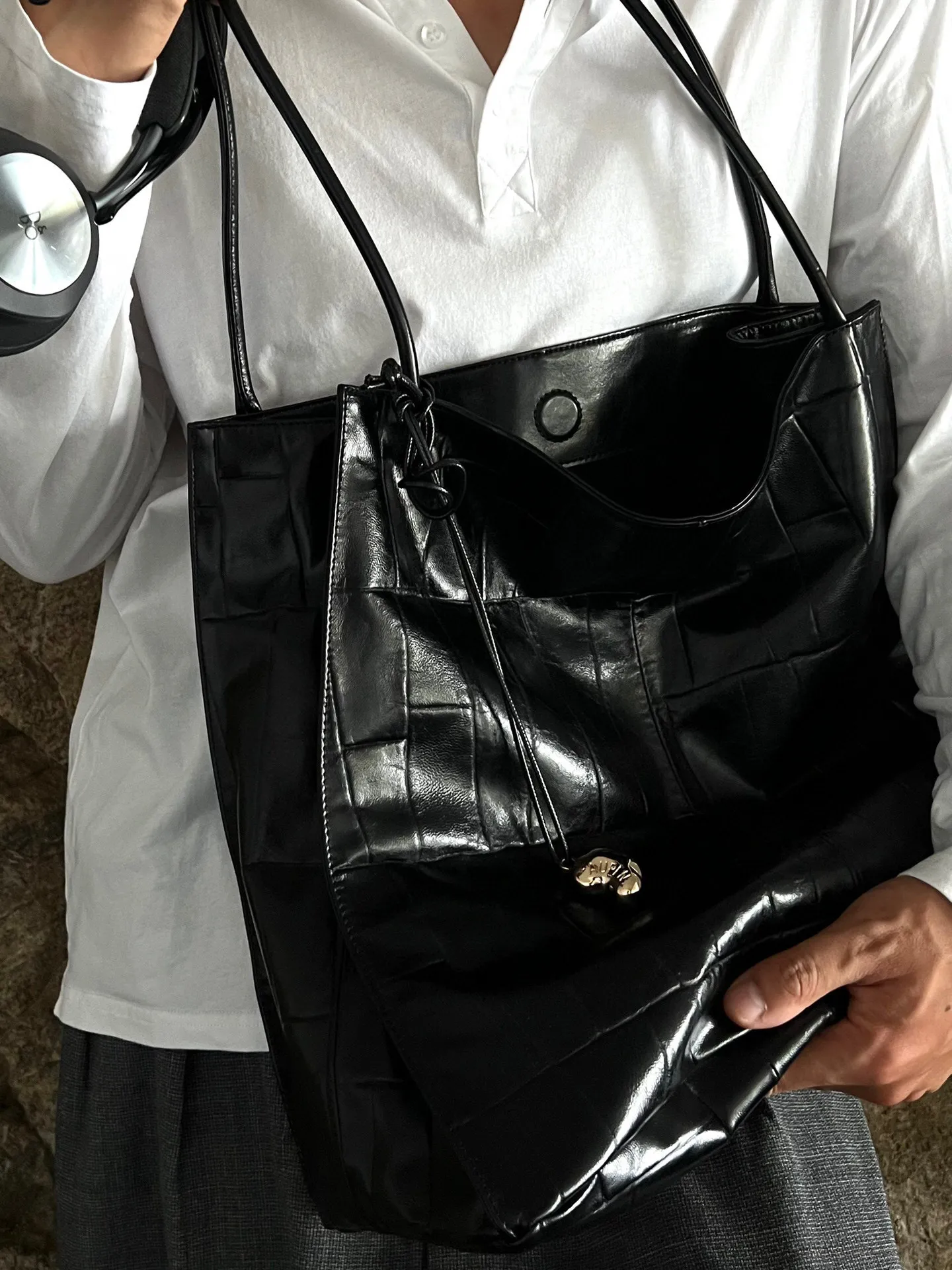 Kopfschicht-Rindsleder mit großem Fassungsvermögen, echtes Leder für Damen 2024, lässige und stilvolle, vielseitige Schultertasche zum Pendeln_voghion.com