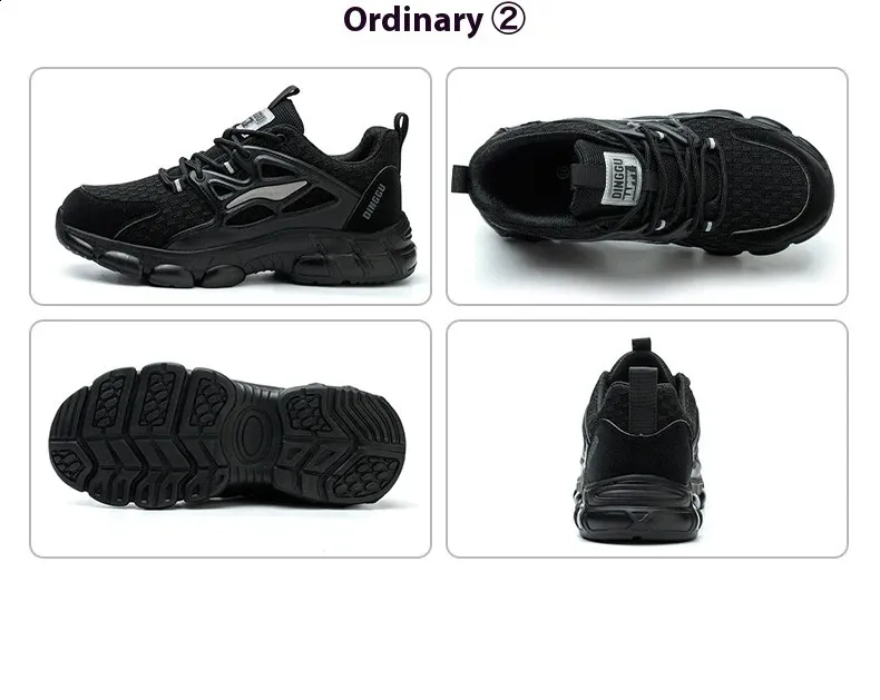 Rotating Button Mens Womens Steel Toe Plus Size 47 48 Work Sports Shoes Protective Safety Boots 250226_voghion.com