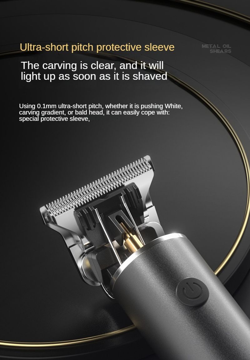 Elctric Vintag T9 Hair Trimmr Bard Shavr for Mn Barbr Clippr Exquisit Haircut Carving Skull Shaving Cutting_voghion.com