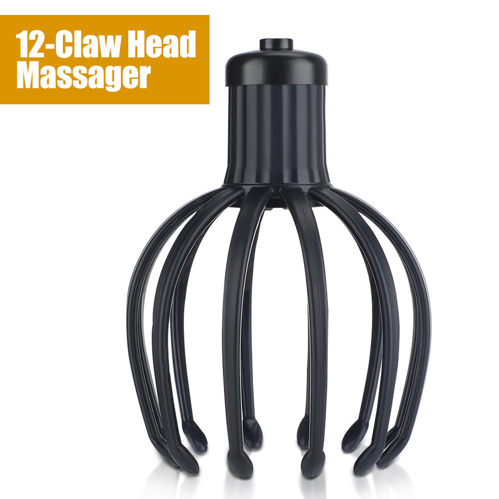 12 multifunctional electric head massager intelligent meridian unblocking massage claw_voghion.com