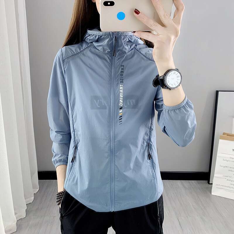 Breathable And Splash Proof Sun Protection Clothing Women, Sweat Wicking Windbreaker For Men, Summer Lightweight Long_voghion.com