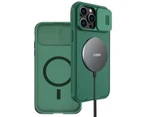 For 16 Pro Max Case [Support Charger] CamShield With Camera Protection Magnetic Shockproof Cover (Green)_voghion.com