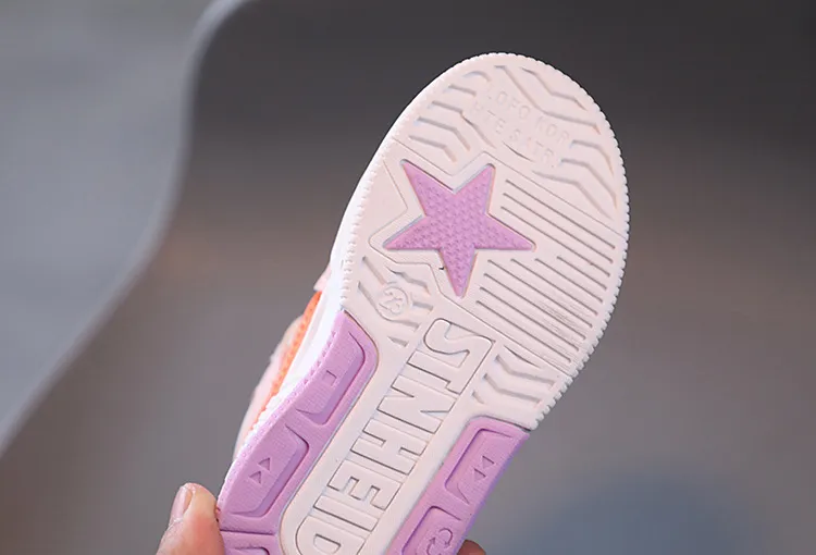 Ragazzi Sneakers Autunno Nuovo Casual per Ragazze Moda Antiscivolo Bambini Studenti Happysteps Bambini Calzature da Esterno Scarpe Basse_voghion.com