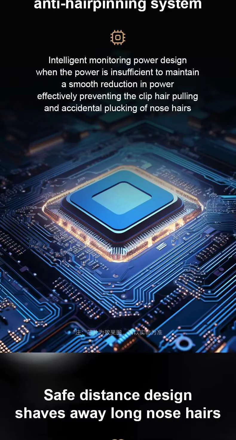 Electric Nose/Ear Trimmer - Low Noise Portable_voghion.com