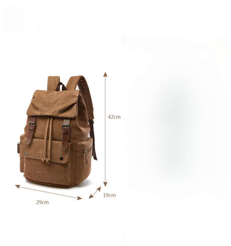 Canvas Computer Korean Version, Fashion Backpack, Student Bag, Travel Backpack_voghion.com