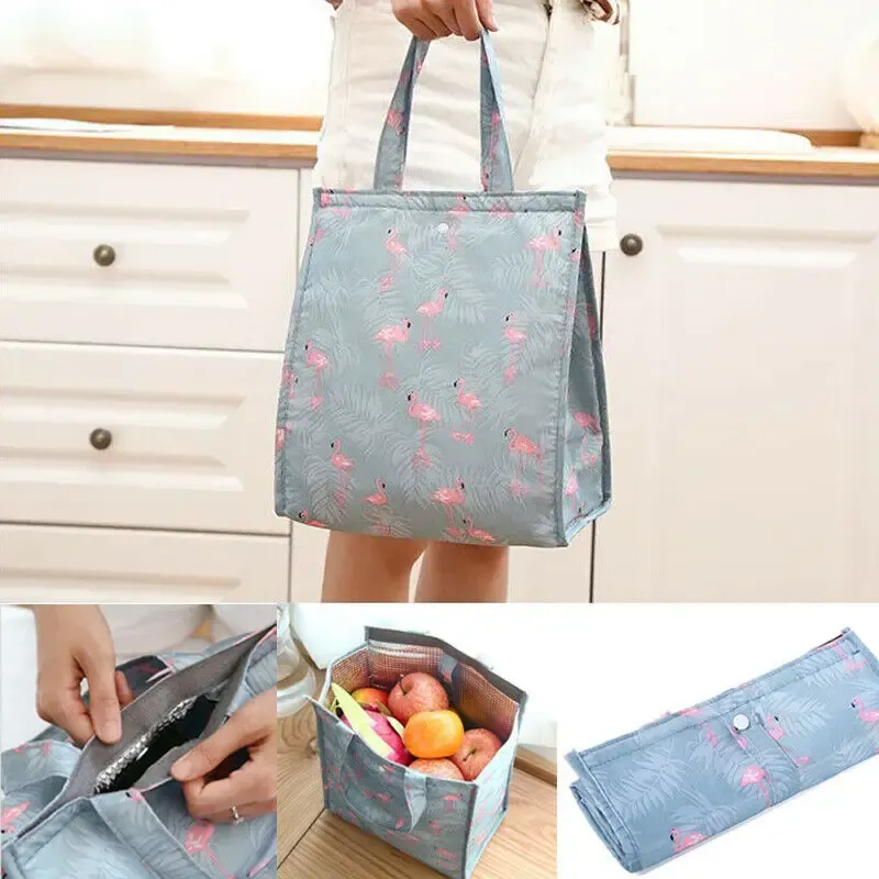 2024 Fashion Box Portable Insulated Canvas Thermal Food Picnic Tote Cooler Bag Lunch Bags For Women Kids_voghion.com