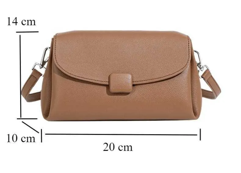 Damen Umhängetasche Aus Echtem Leder Kleine Handtasche Schulter_voghion.com